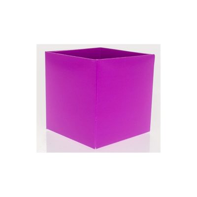Truffle box; Purple Folding Base Pack of 25