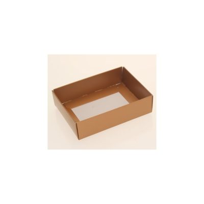6 Choc Metallic Copper Folding Base Bag of 25