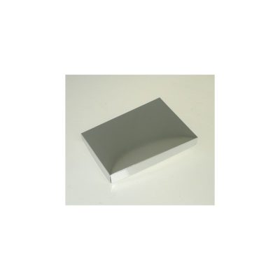6 Choc Shiny Silver Folding Lid Bag of 25