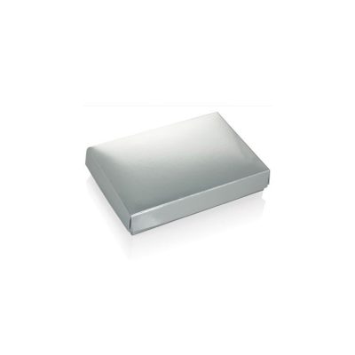 12 Choc Shiny Silver Folding Lid Bag of 25