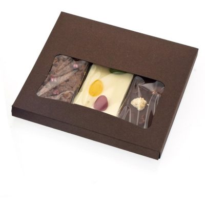 Choc brown Envelope for 3x40g Slabs box of 100