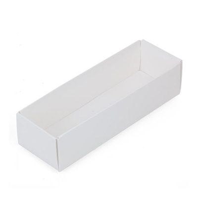 Stick box Folding Base; Gloss White Pack of 25