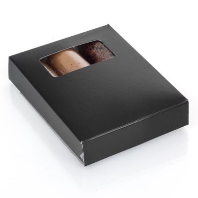 Small Envelope; 3 Snacking Bars; Gloss black Pack of 50