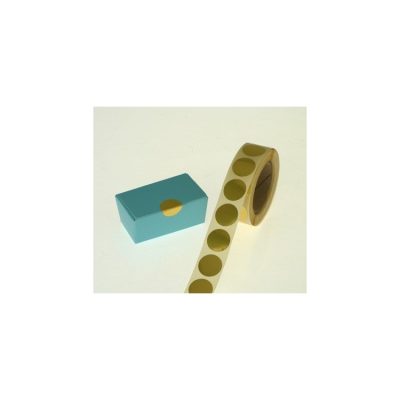 Shiny Gold Stickers with Permanent Adhesive 1 reel