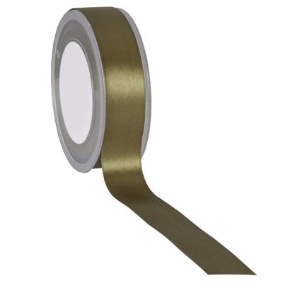 Double Face Satin Ribbon; Sage Green 25m reel