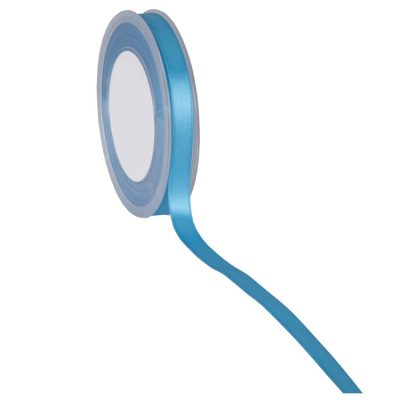 Double Faced Satin Ribbon; Turquoise 25m reel