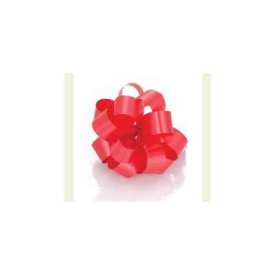 PullBow Ribbon; Fire red 40m roll