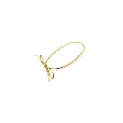Elasticated Gold Cord Loop with Tied Bow box of 100
