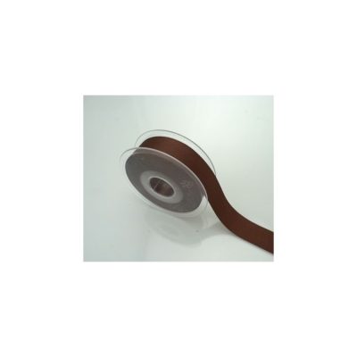 Grosgrain Ribbon; chocolate 20m reel