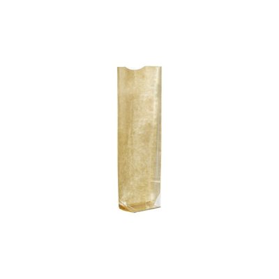 Polyprop Satchel; Neutral Kraft Paper Back box of 100