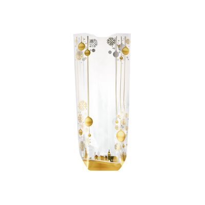 Polypropylene Satchel; Gold Baubles box of 100