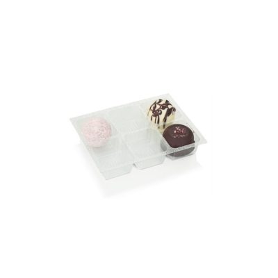Clear PET Insert for 6 Truffles/Asstd Chocs box of 100