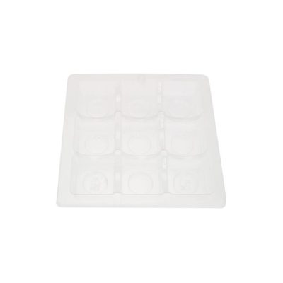 Clear PET Square Inserts for 9 chocolates Pack of 25