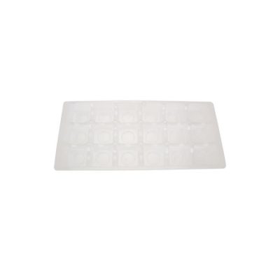 Clear PET Rectangle Inserts for 18 chocolates Pack of 25