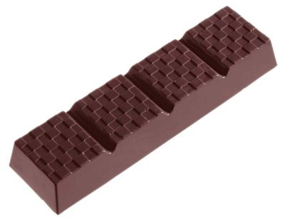 Chocolate World Frame Moulds - CW1187 - Bar Block - 82gm - 128x35x17mm