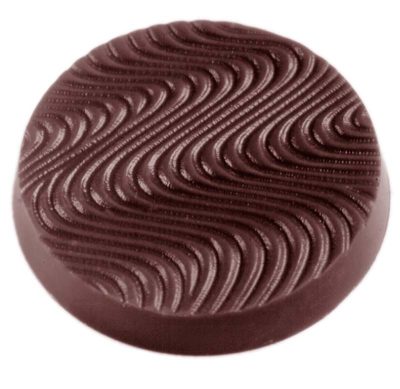 Chocolate World Frame Moulds - CW1456 - Disc Ø 40mm - 9gm - 39x39x5mm