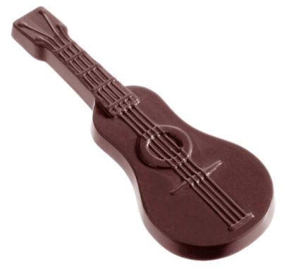 Chocolate World Frame Moulds - CW2003 - Guitar - 13gm - 95x35x6mm