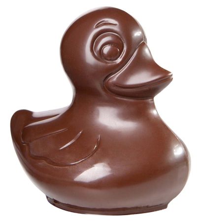 Chocolate World Hollow Figure Moulds - HM011 - Magnetic Duck 77mm - 80x64x77mm