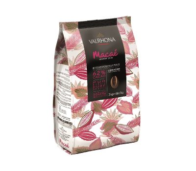 Valrhona Grands Crus Dark Chocolate; Macae  3kg bag