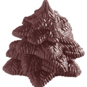 Chocolate World Frame Moulds - CW1139 - Christmas Tree - 125gm - 88x88x88mm