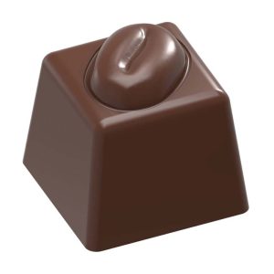 Chocolate World Frame Moulds - CW1880 - Cube Coffee Bean 6