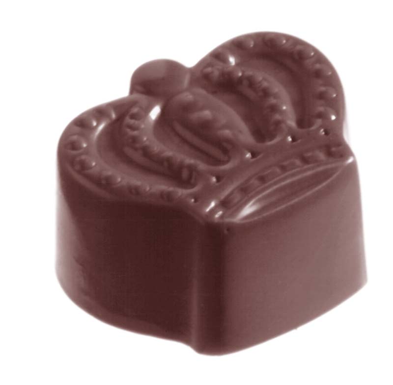 Chocolate World Frame Moulds - CW2167 - Crown - 15gm - 33x27x19mm