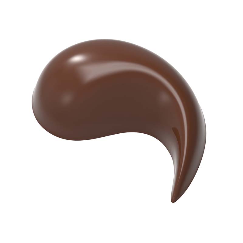 Chocolate World Frame Moulds - CW2464 - Drop Big - Frank Haasnoot - 106.5gm - 99.5x66.5x35mm
