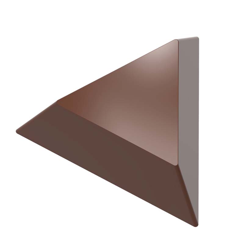 Chocolate World Magnetic Moulds for Transfers - 1000L11 - Magnetic Triangle - 13gm - 46x40x15mm