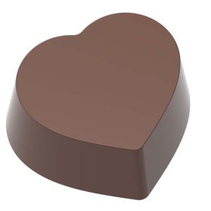 Chocolate World Magnetic Moulds for Transfers - 1000L13 - Magnetic Heart - 11gm - 30x32x15mm