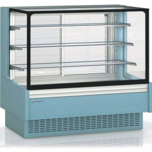 Chocolate Display Cabinet with straight glass front
