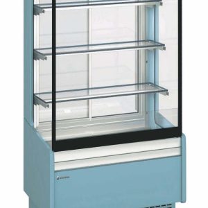 Chocolate Display Cabinet with straight glass front