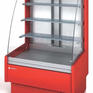 Chocolate Display Cabinet with curved glass front