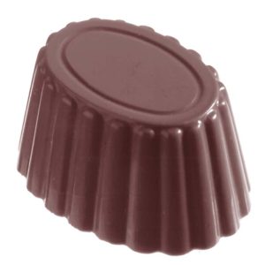 Chocolate World Frame Moulds - CW1003 - Cup Oval - 14gm - 35x26x19mm