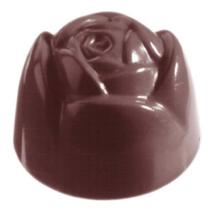 Chocolate World Frame Moulds - CW1058 - Rose - 12gm - 28x28x20mm