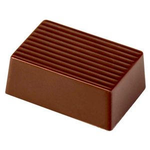 Hans Brunner Frame-Moulds - Rectangular praline - HB-0277-S - Dimensions: Length: 33 mm