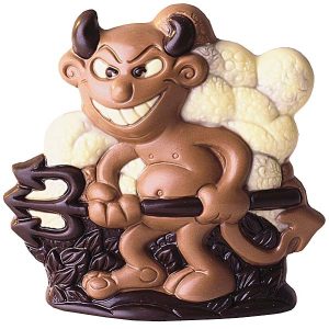 Hans Brunner Spinning-Moulds - Devil - SE-0449-L - Dimensions: Length: 128 mm