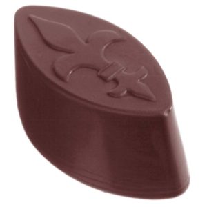 Chocolate World Frame Moulds - CW1248 - French Lily - 13gm - 44x21x18mm