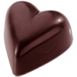 Chocolate World Frame Moulds - CW1417 - Heart - 11gm - 33x31x15mm