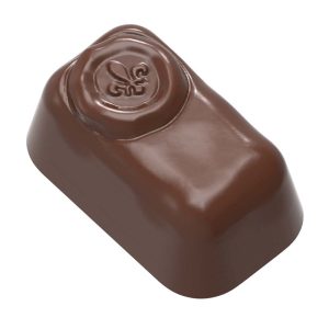 Chocolate World Frame Moulds - CW1618 - Enrobe French Lily - 8.2gm - 32x19x15mm