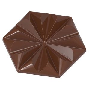 Chocolate World Frame Moulds - CW1906 - Tablet Ruby - 56gm - 103.5x89.5x13.5mm