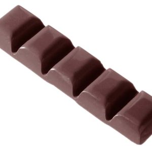 Chocolate World Frame Moulds - CW2013 - Bar 43 Gr - 43gm - 123x31x12mm