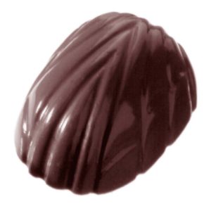 Chocolate World Frame Moulds - CW2078 - Bonbon Waved - 6gm - 32x21x11mm