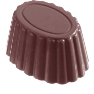 Chocolate World Frame Moulds - CW2131 - Cup Oval - 14gm - 35x26x19mm