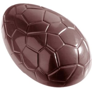 Chocolate World Frame Moulds - CW2205 - Egg Kroko 80mm - 78gm - 80x53x26mm