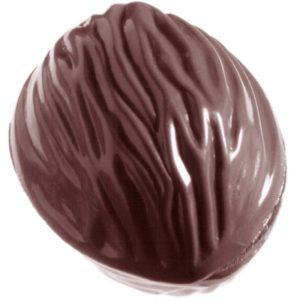 Chocolate World Frame Moulds - CW2328 - Nut Double - 7.5gm - 37x29x14mm