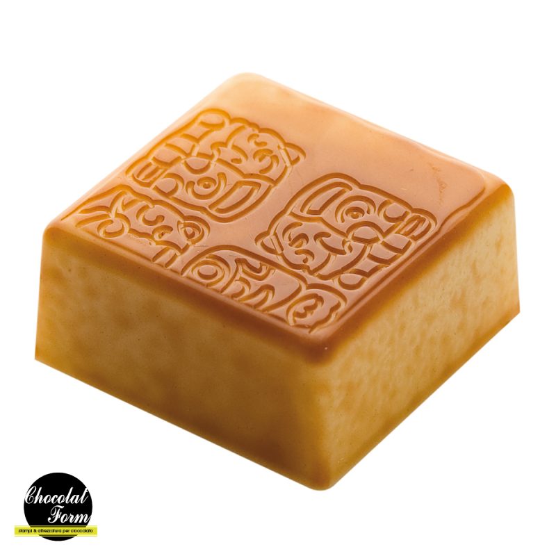 Chocolate World Frame Moulds - CWI_CF0201 - Praline Square Maya - 9gm - 25x25x12mm