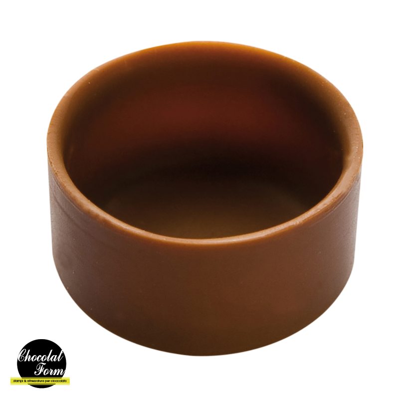 Chocolate World Frame Moulds - CWI_CF0303 - Praline Round Box - 9gm - 28x28x13mm