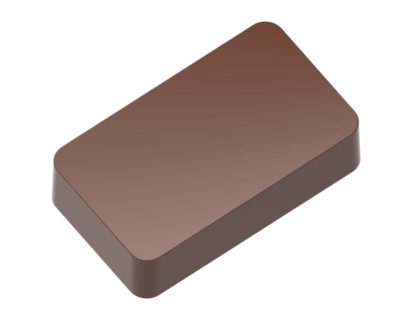 Chocolate World Magnetic Moulds for Transfers - 1000L30 - Magnetic Rectangular Domino - 11gm - 41x24x10mm