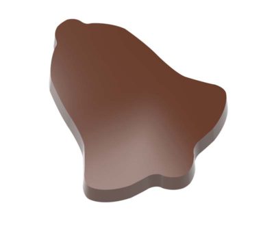 Chocolate World Magnetic Moulds for Transfers - 1000L35 - Magnetic Bells - 6.5gm - 45x37.5x5mm