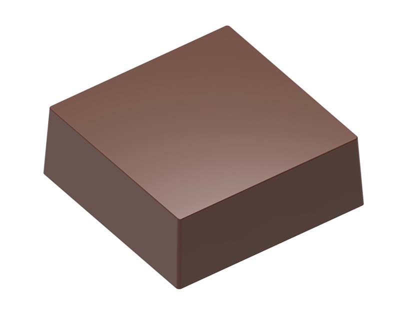 Chocolate World Magnetic Moulds for Transfers - 1000L42 - Magnetic Square - 11.5gm - 30x30x11mm